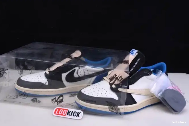 One Kick Retro Air Jordan x Scott Travis Fragment 1 DM7866-140 Low Design x 0525